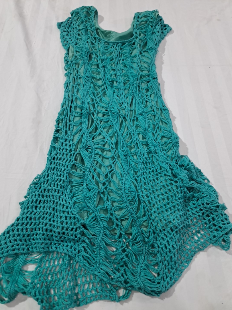 Robe en dentelle au crochet