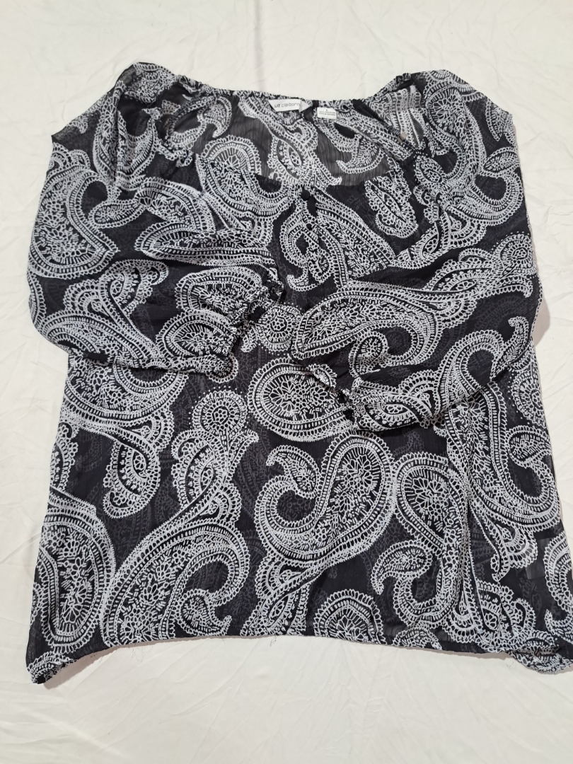 Blusa con motivo Paisley