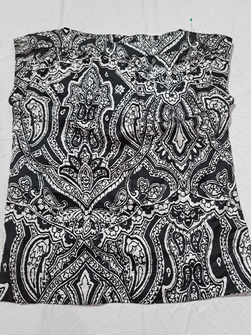 Gonna Paisley Bianco e Nero