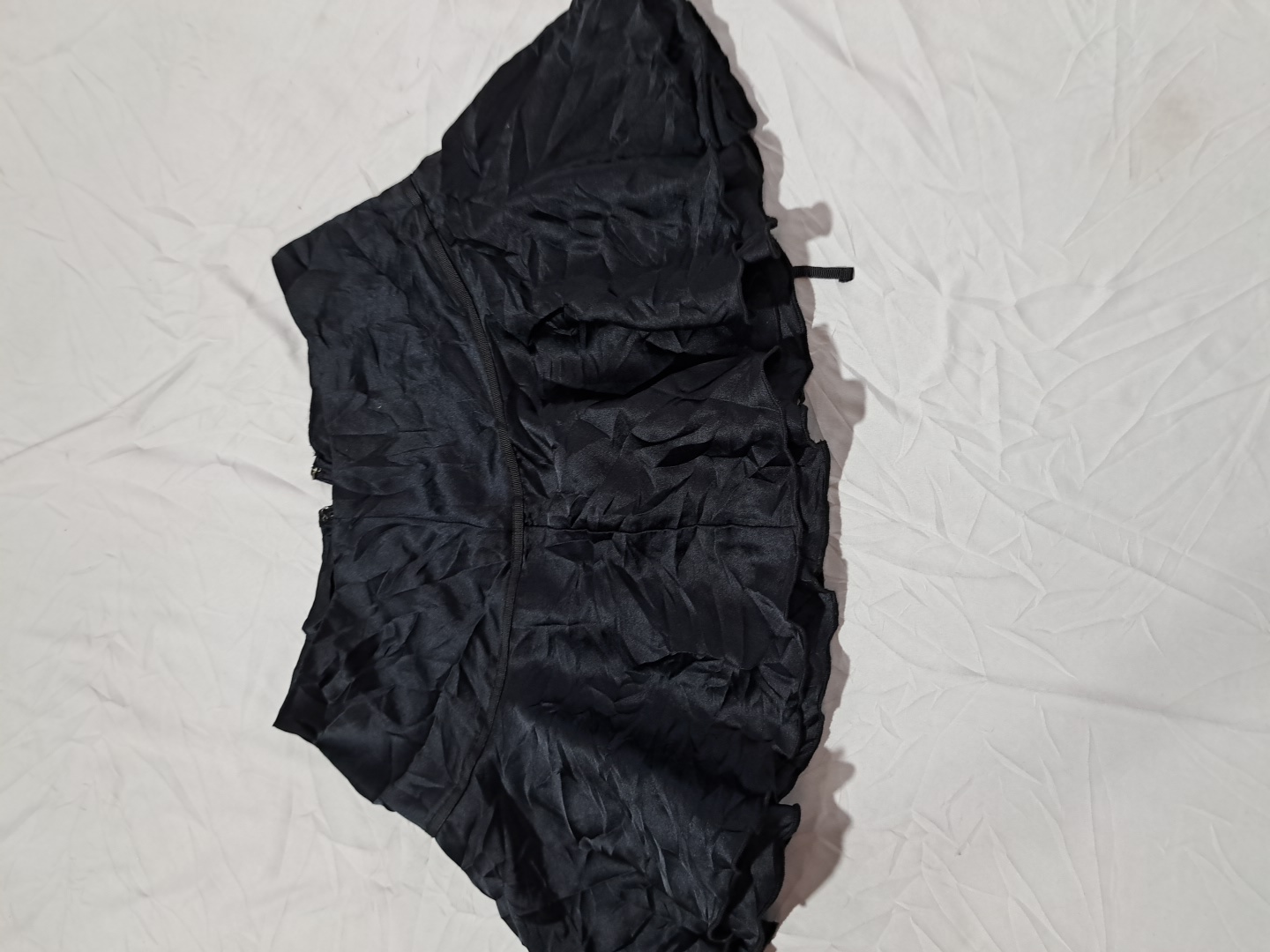 Gonna Mini in Seta Nera