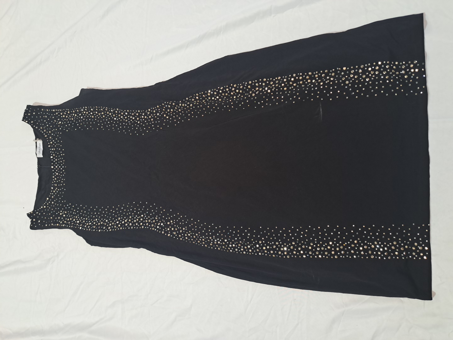 Calvin Klein black dress with rhinestones