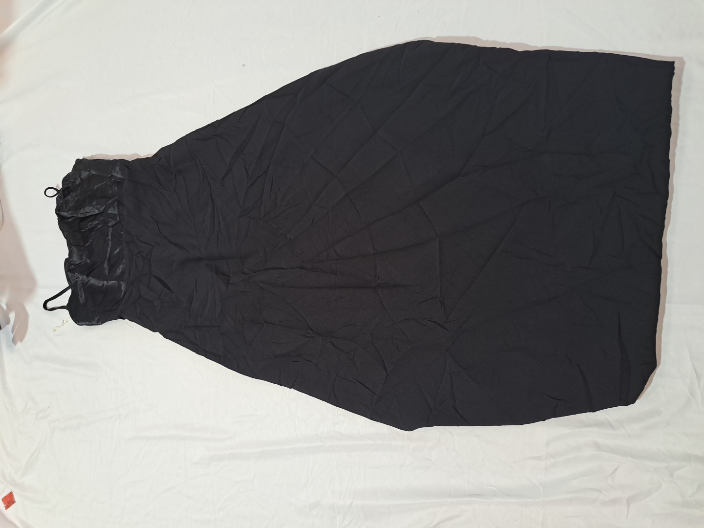 Black Strapless Evening Dress