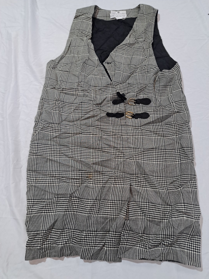 Donna Ricco New York Gilet a quadri