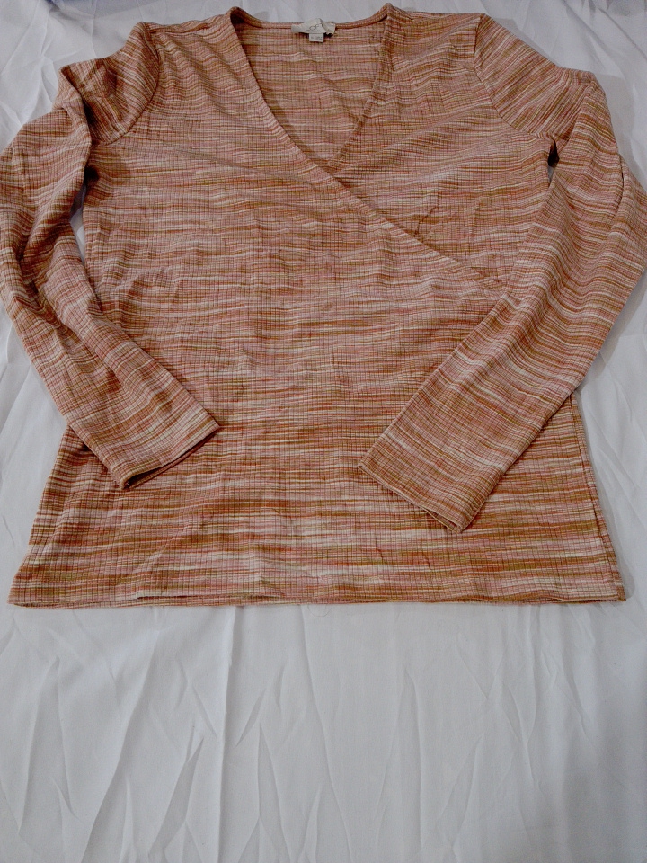 Women's Striped Long-Sleeve Top