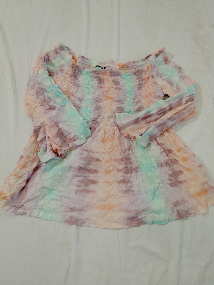 Multicolor Tie-Dye Top