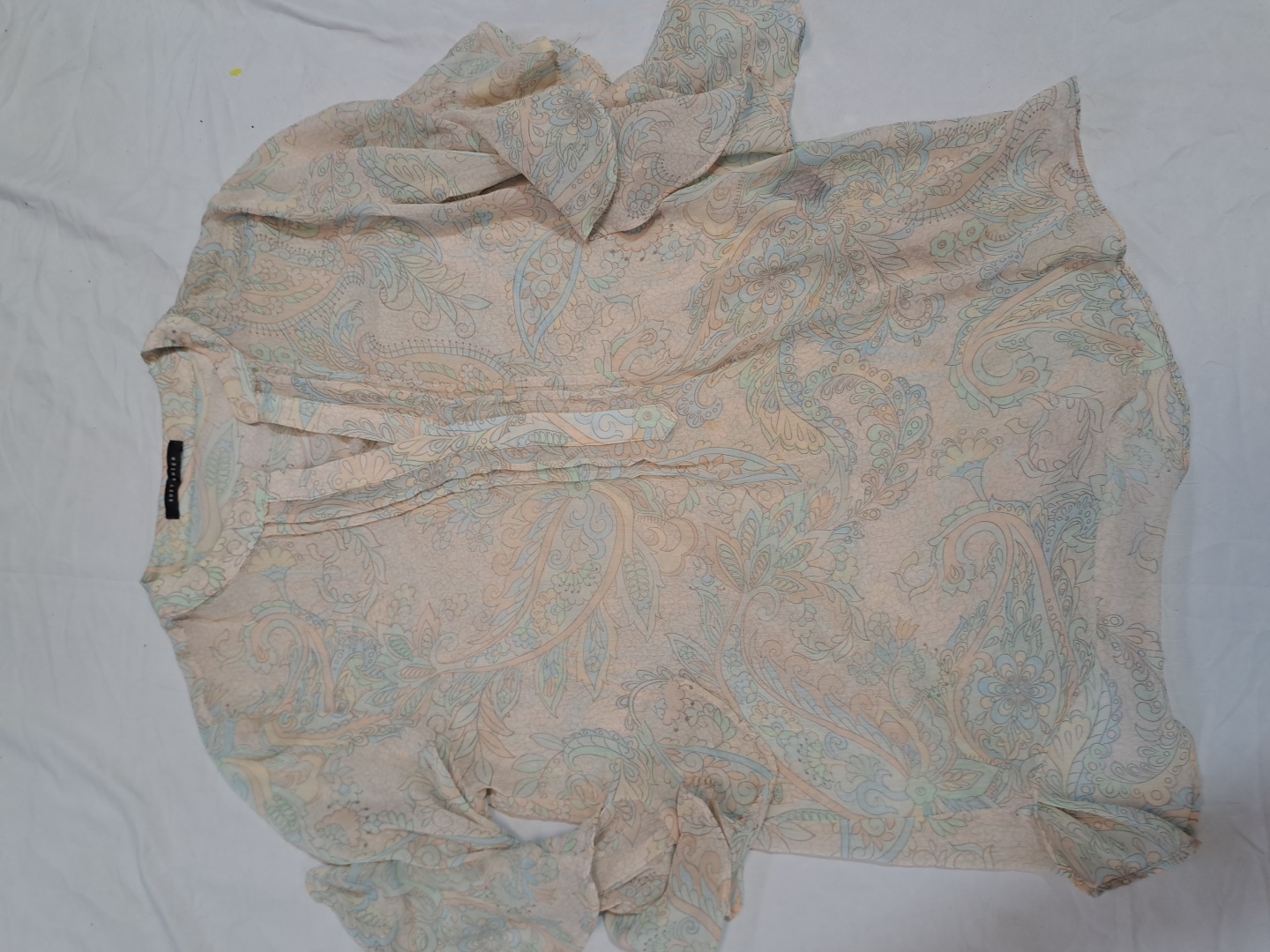 Blouse with Paisley Pattern