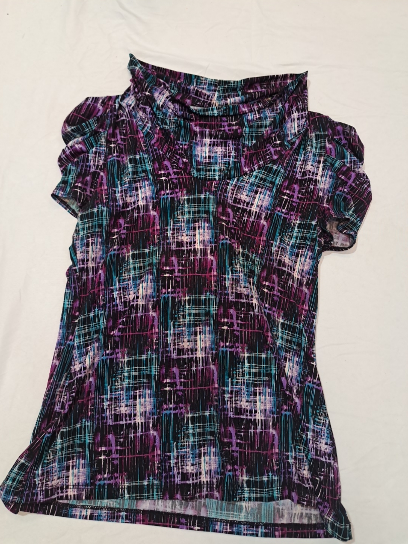 Camiseta Xadrez Multicolorida