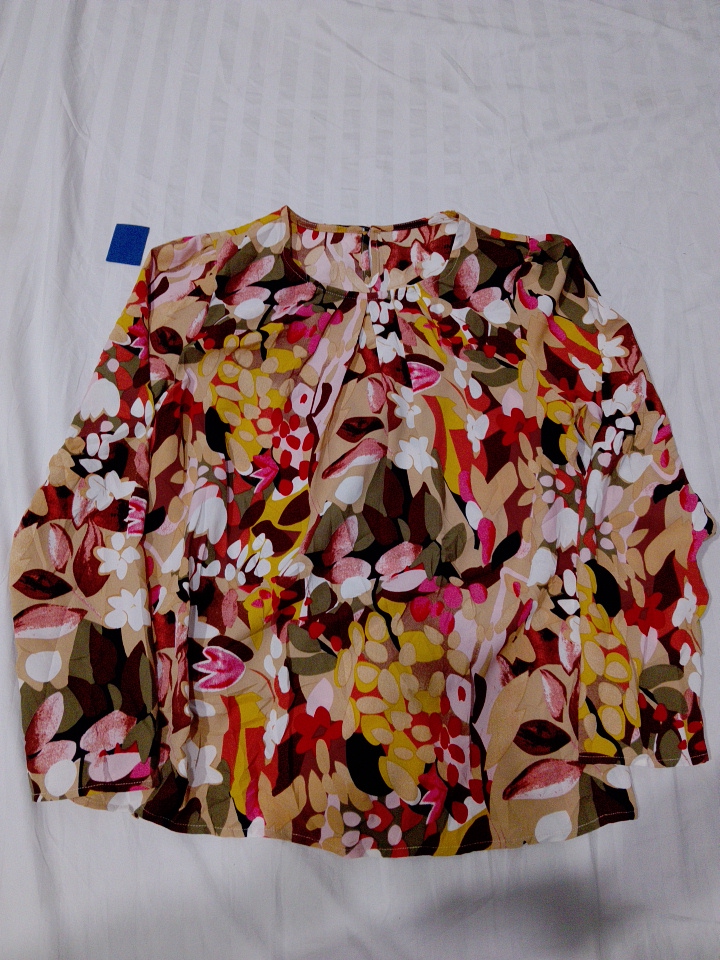 Floral Pleated Skirt