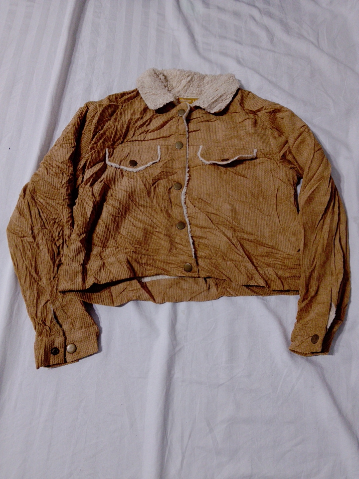 Cropped Corduroy Jacket
