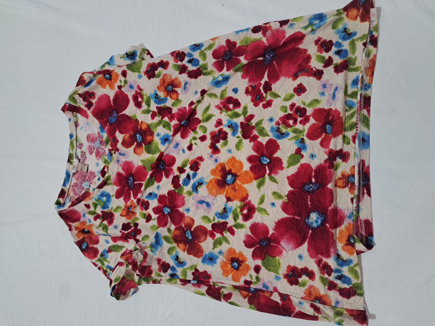 Floral Short Sleeve Top