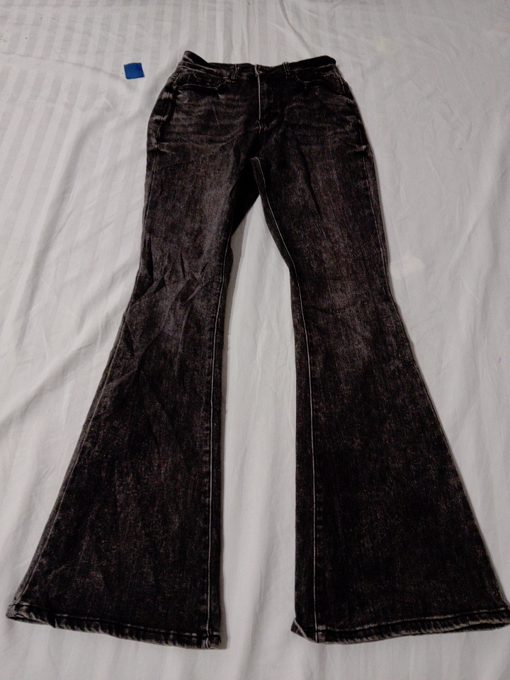 Black Flare Jeans