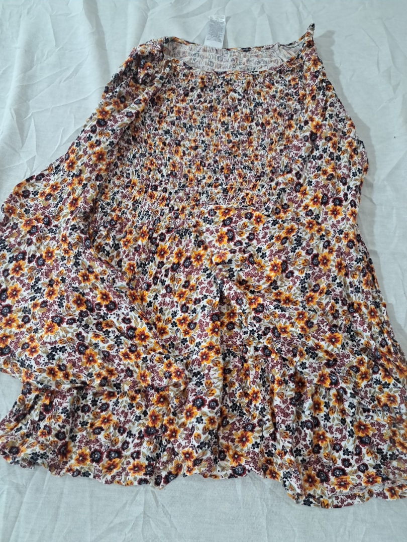 Blusa con Motivo Floreale