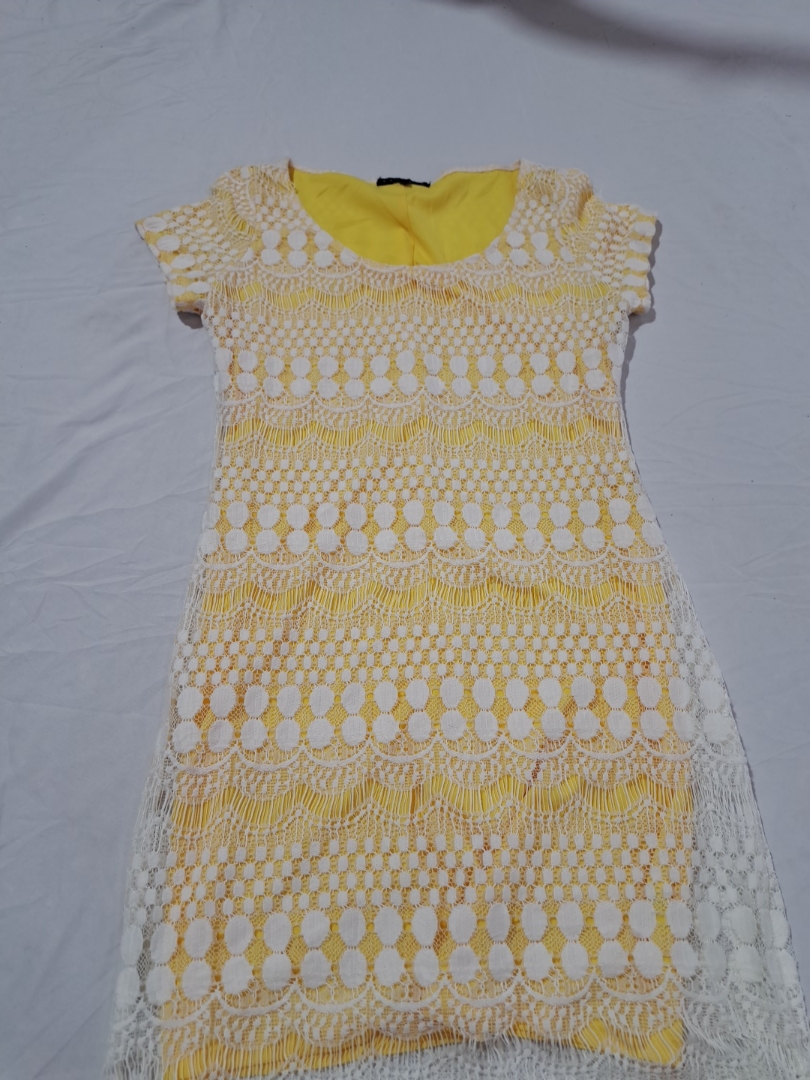 Vestido de Renda de Crochê