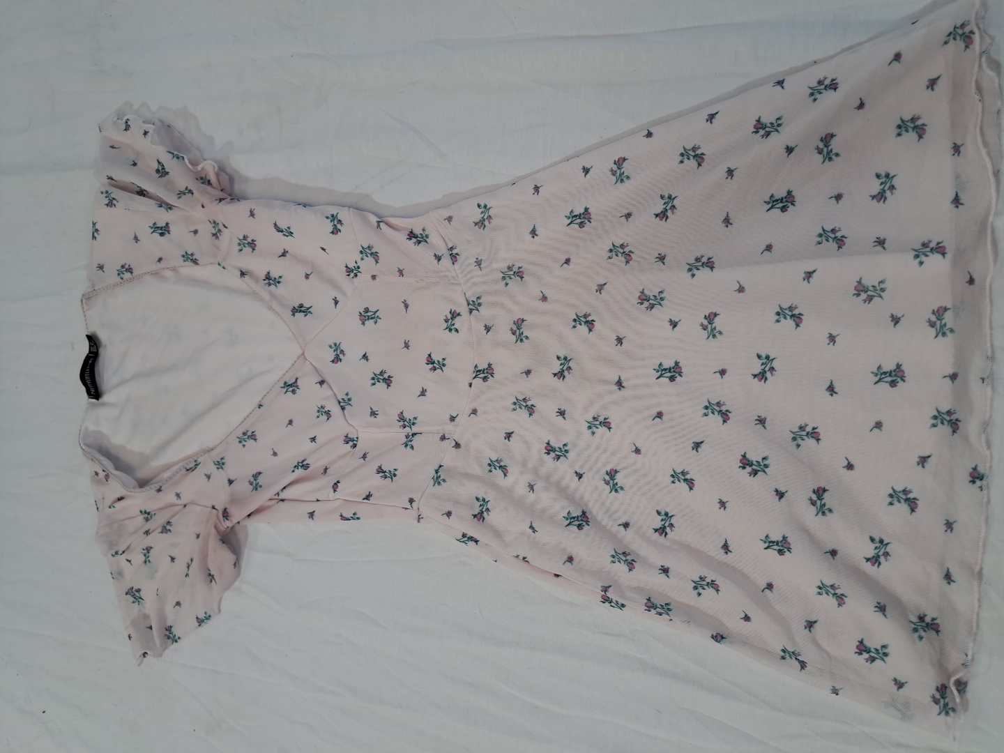 「女性用フローラルドレス」