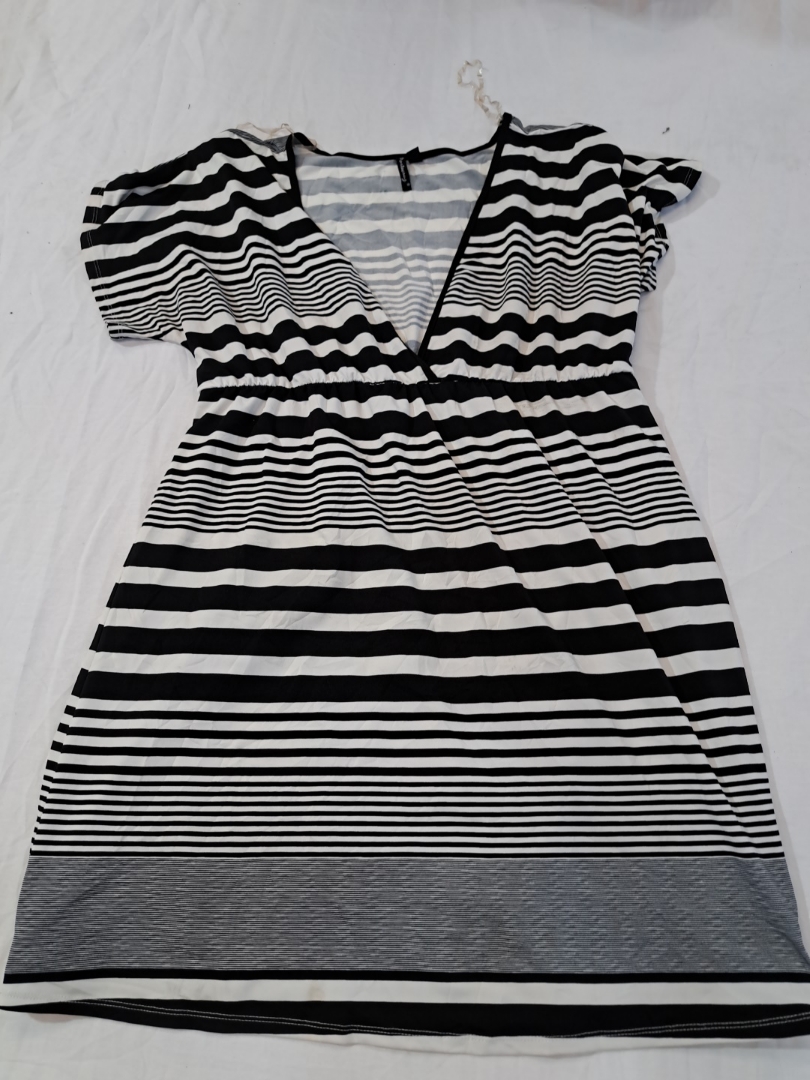 Vestido Camiseta Listrado Portocruz