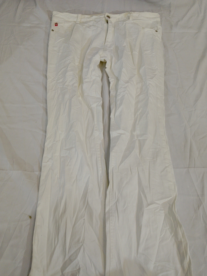 Calças Brancas de Algodão South Pole