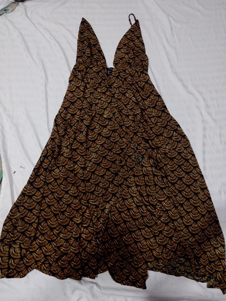 ブラウンペイズリージャンプスーツ