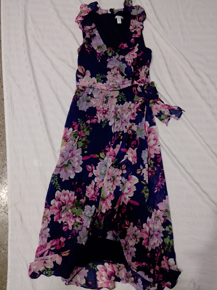 London Times Floral Maxi Dress