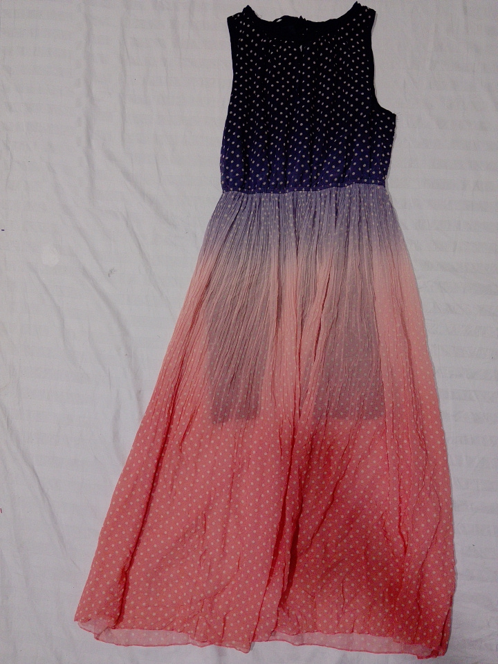 Ombre Polka Dot Dress