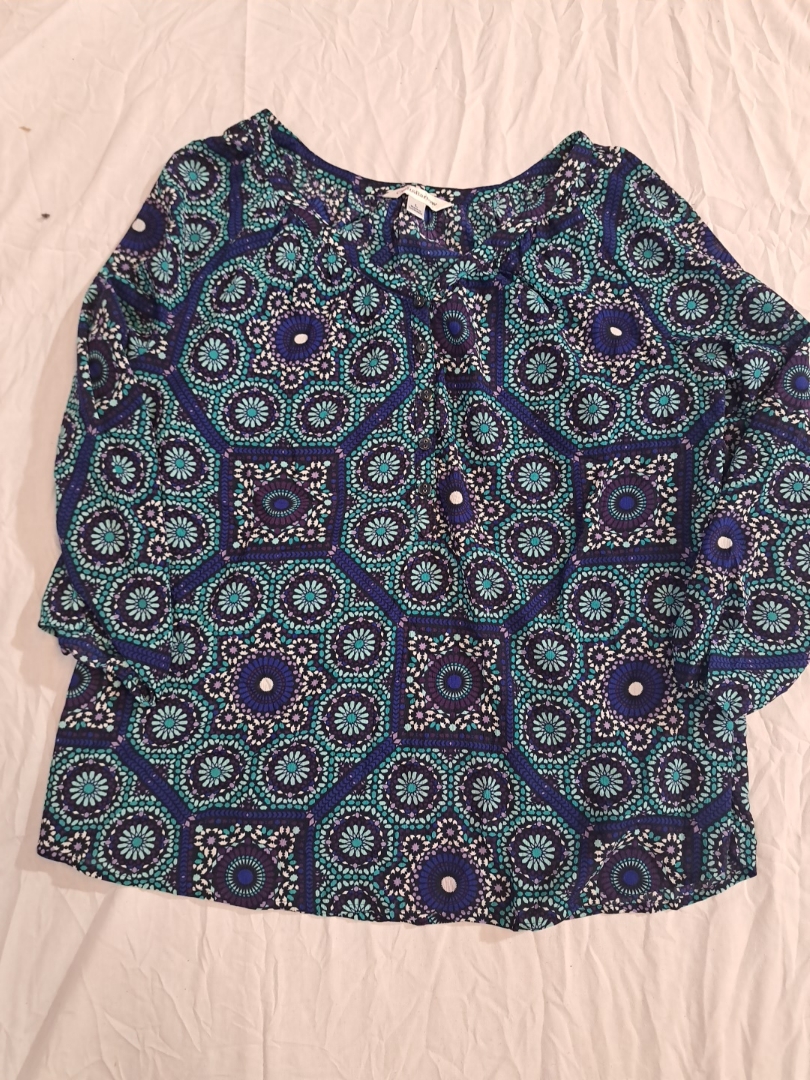 Blouse with Floral Pattern