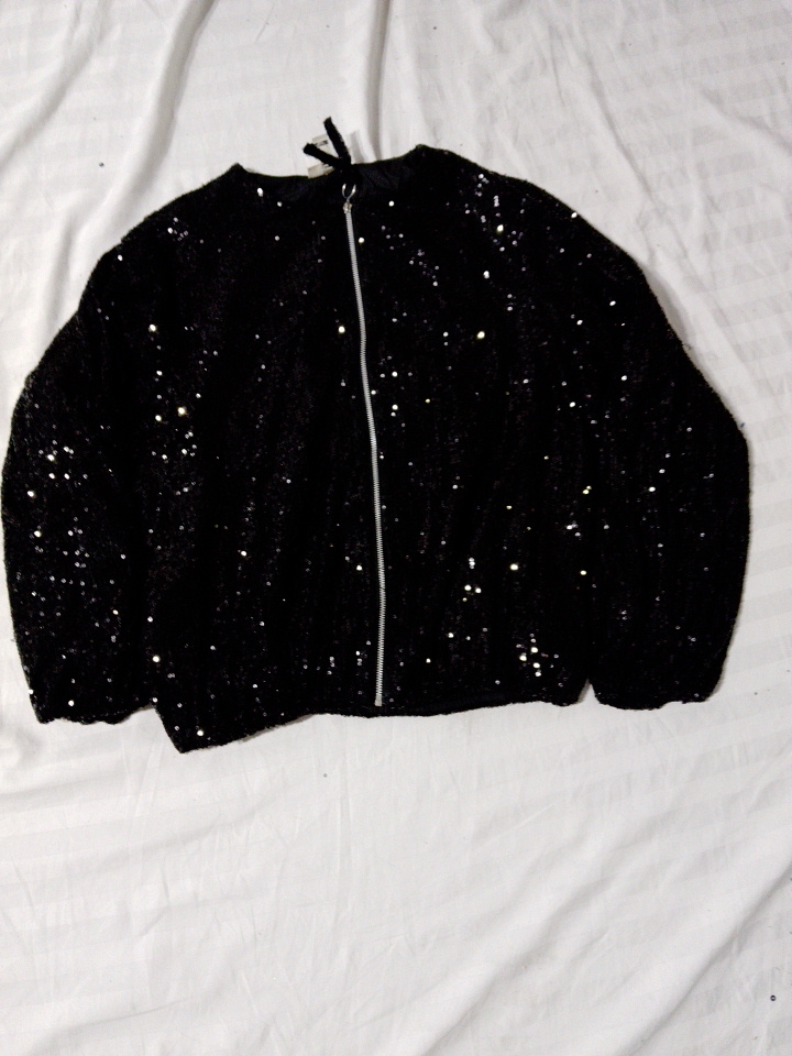 Veste Bomber à Paillettes