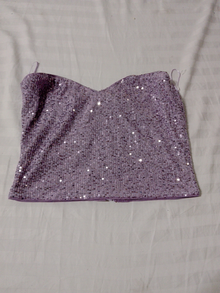 Top Bustier Paillettato