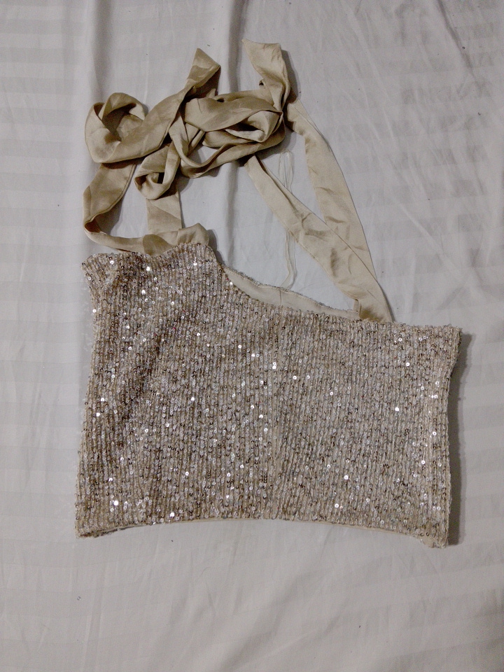 Top en sequins