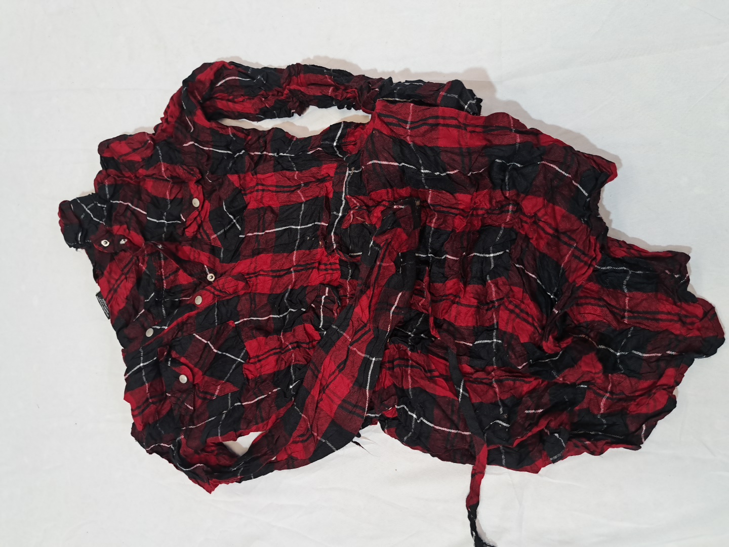 フランネルシャツドレス