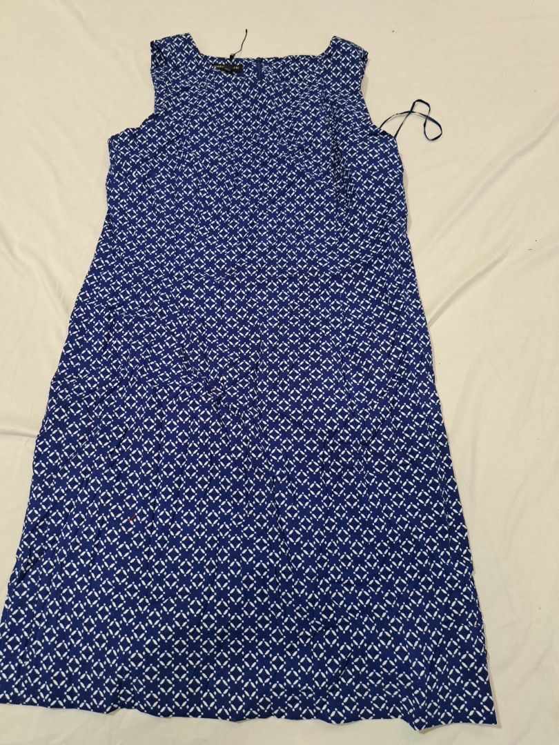 Blue Patterned Dress