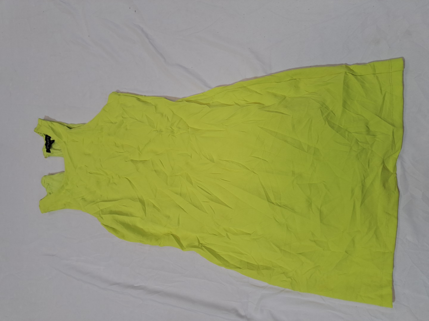 Lime Green Sleeveless Dress