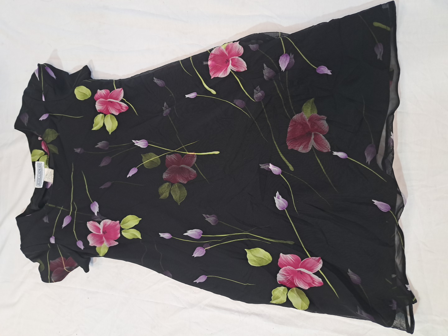 Floral Short-Sleeve Dress