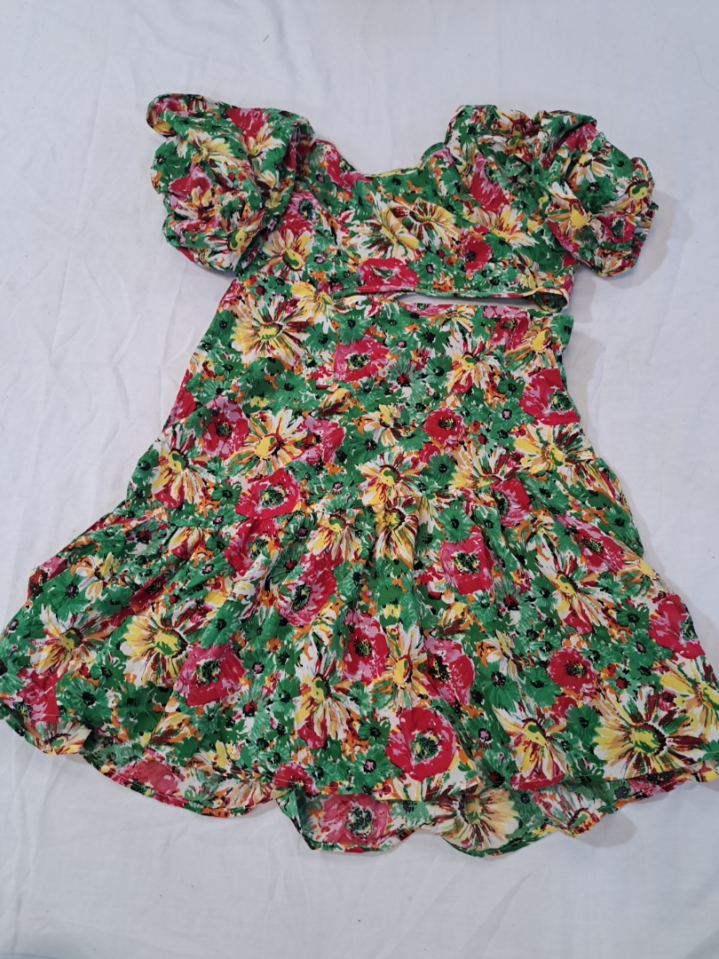 Floral Short Sleeve Dress