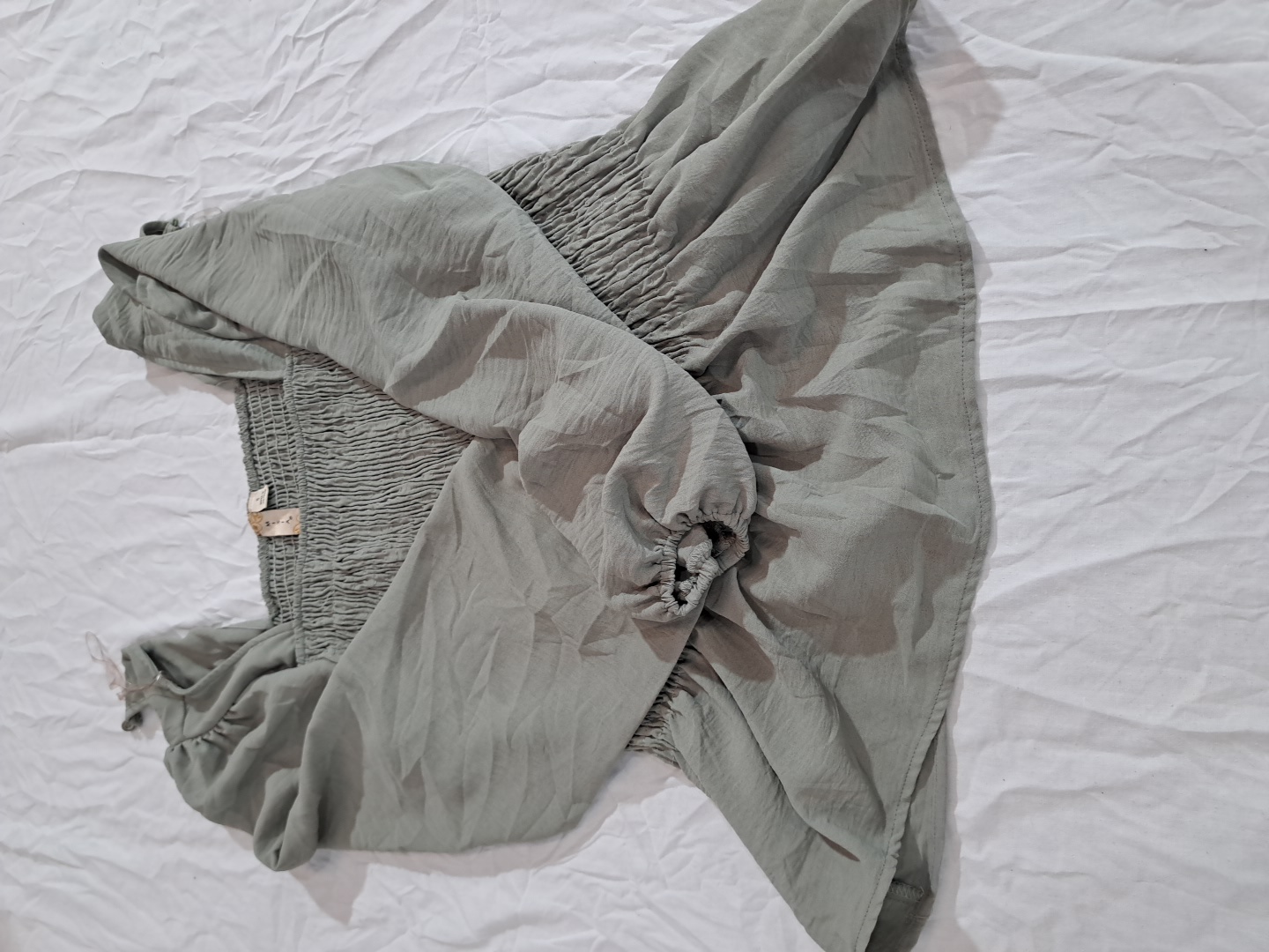 Top arricciato da donna