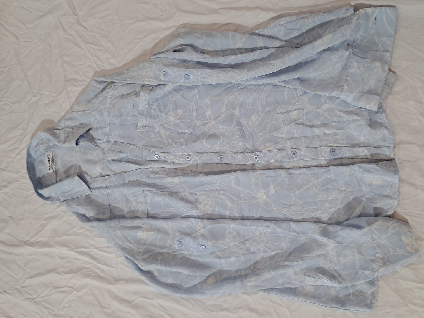 Camicetta da uomo con motivo floreale