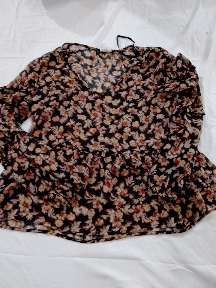 Blusa floreale da donna