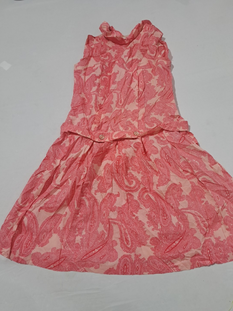 Pink Paisley Dress