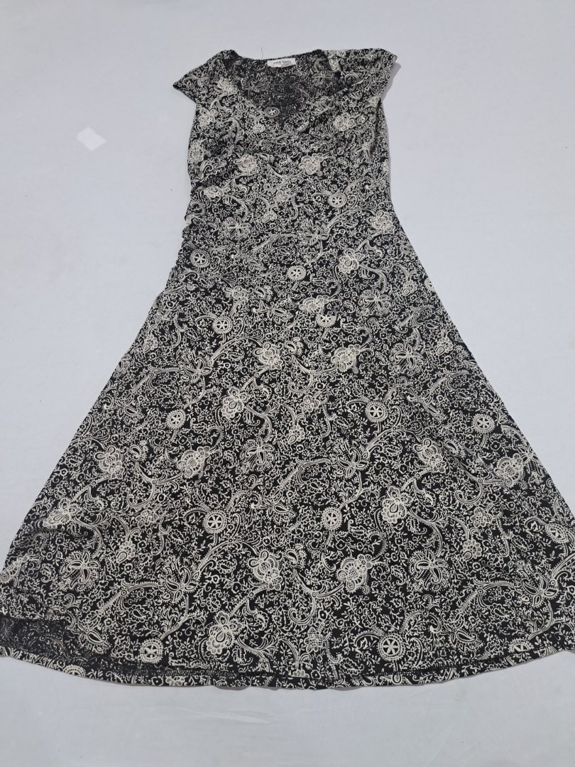 Paisley Patterned A-Line Dress