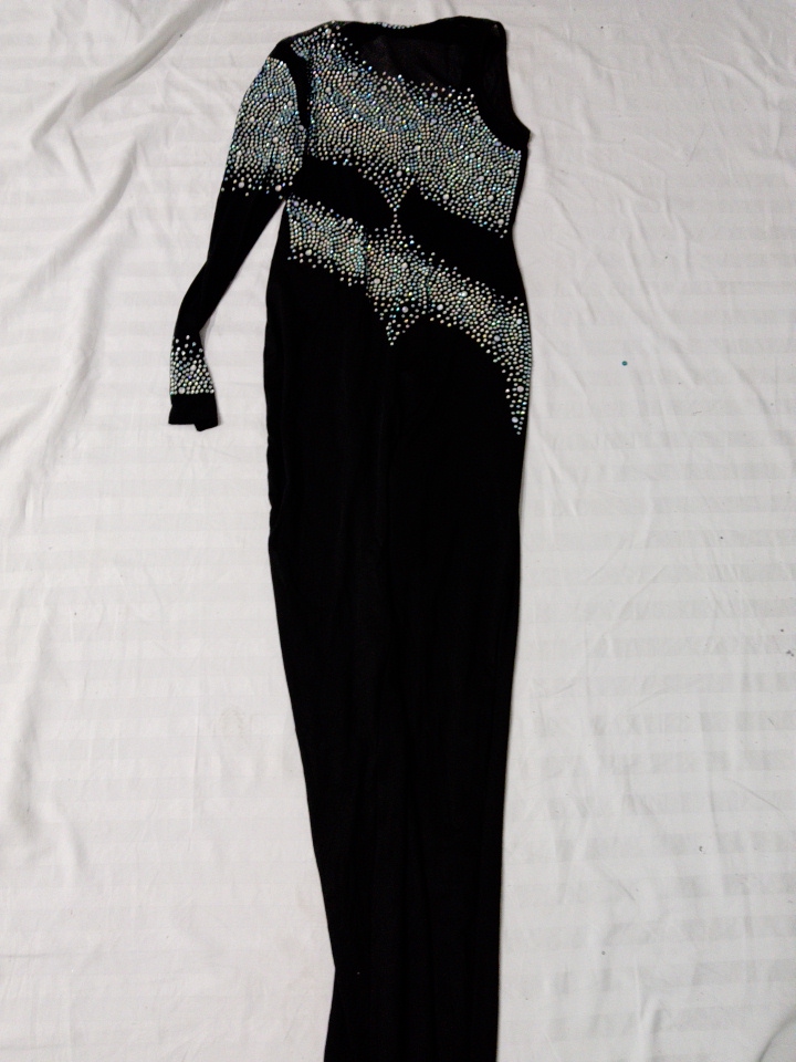 Jumpsuit with Rhinestone Embellishments