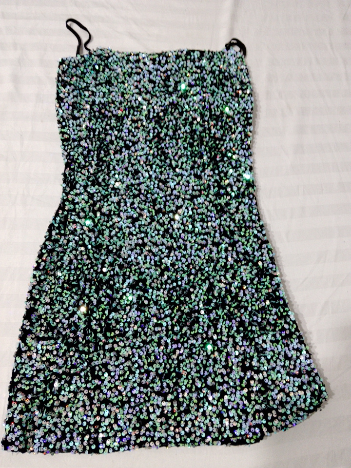 Sequined Mini Dress