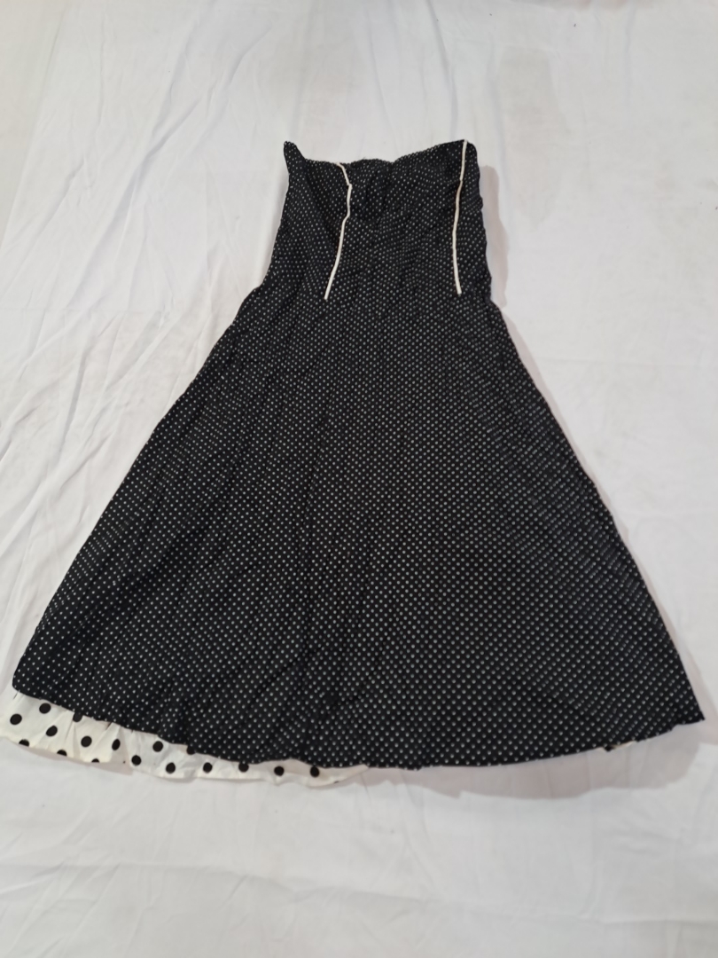 Black Polka Dot Skirt