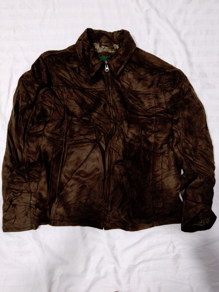 Veste en velours marron