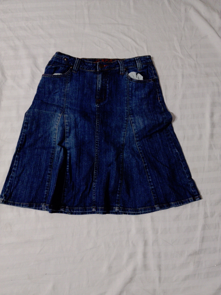 Denim skirt by Bill Blass Jeans