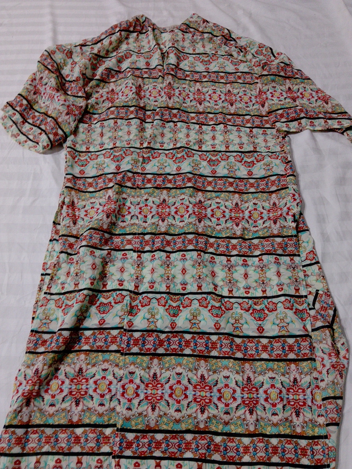 Vibrant Floral Pattern Dress