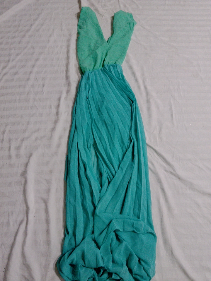 Robe Maxi Verte Élégante