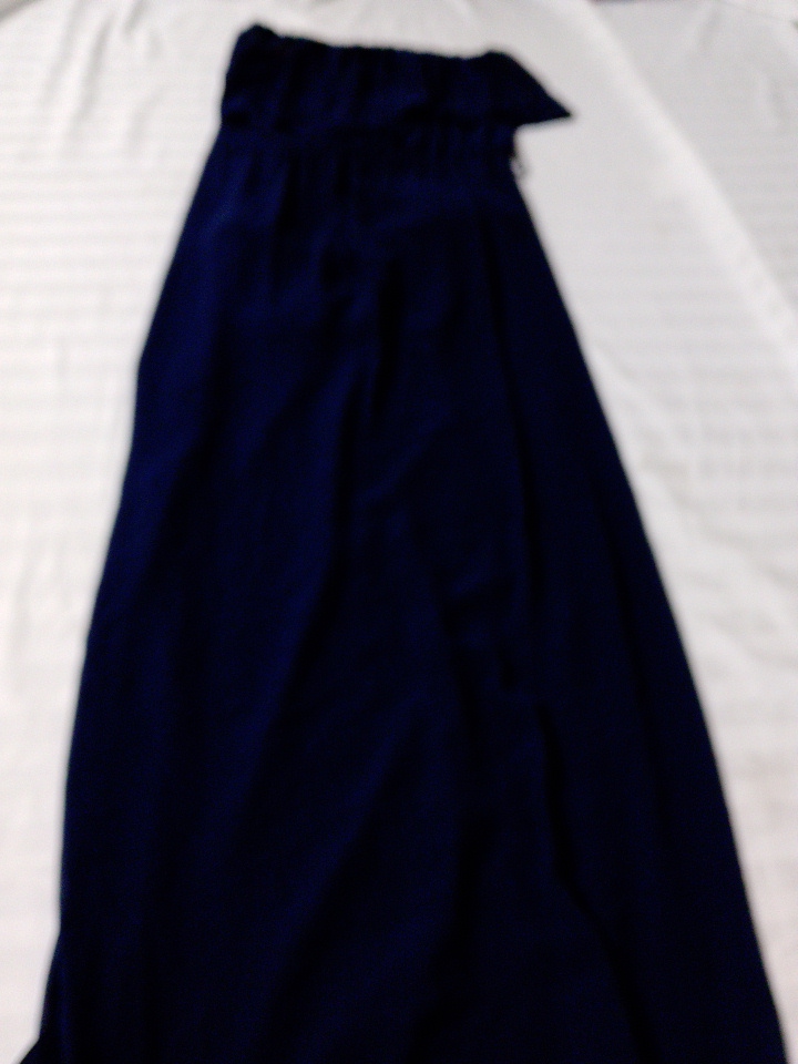 Jupe maxi bleue