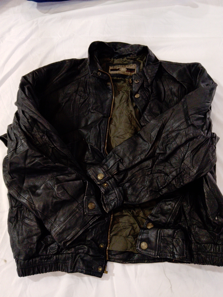 Veste en cuir Members Only