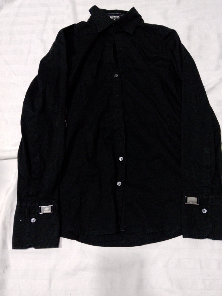 ブラックドレスシャツ