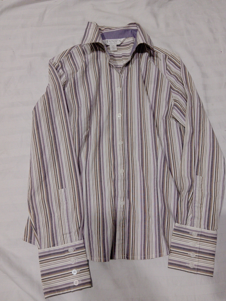 Herren gestreifte Hemdbluse