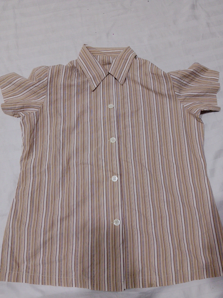 Men's Short Sleeve Striped Shirt