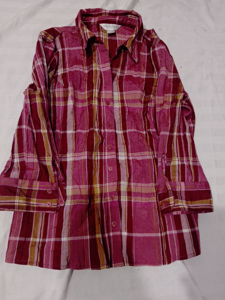 Chemise à carreaux pour femmes